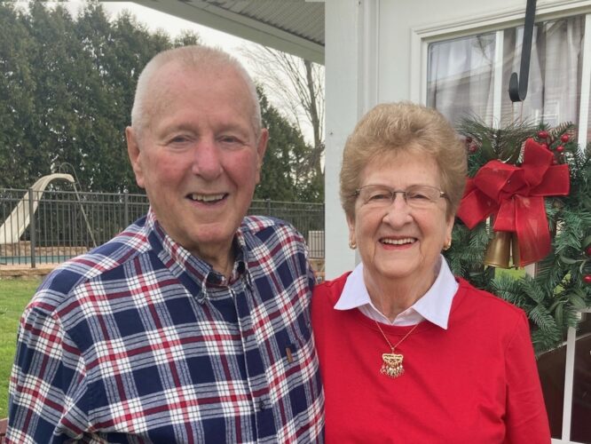 Unityville couple celebrates 70 years of marriage